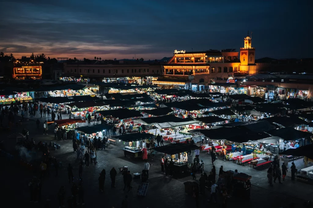 Jemaa el Fnaa square in Marrakech